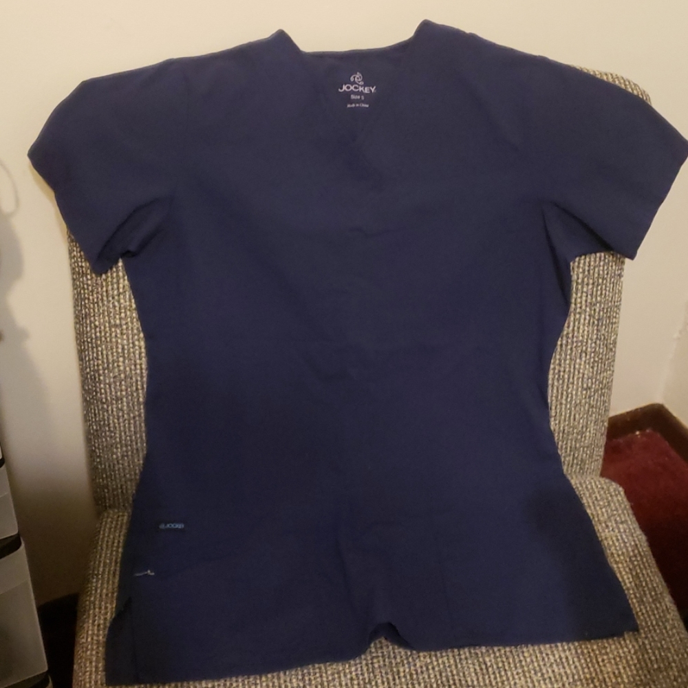 Jockey Navy Blue scrub top